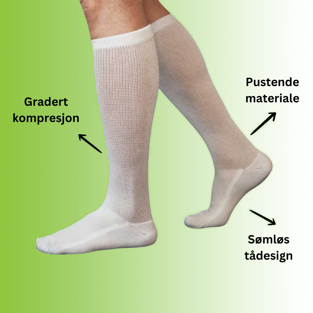 GladeSokker - Støttestrømper (15-20mmhg)